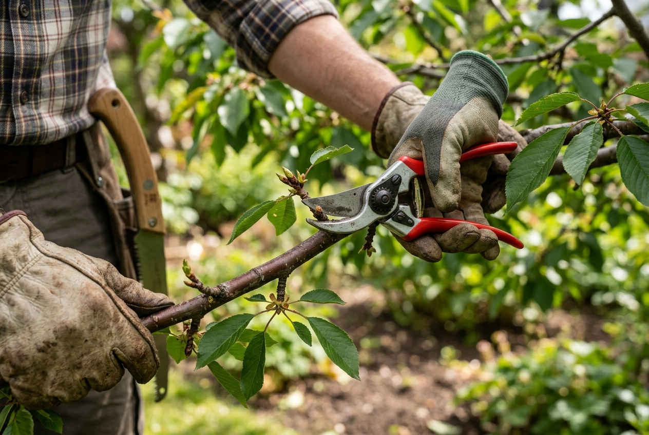 como podar el cerezo