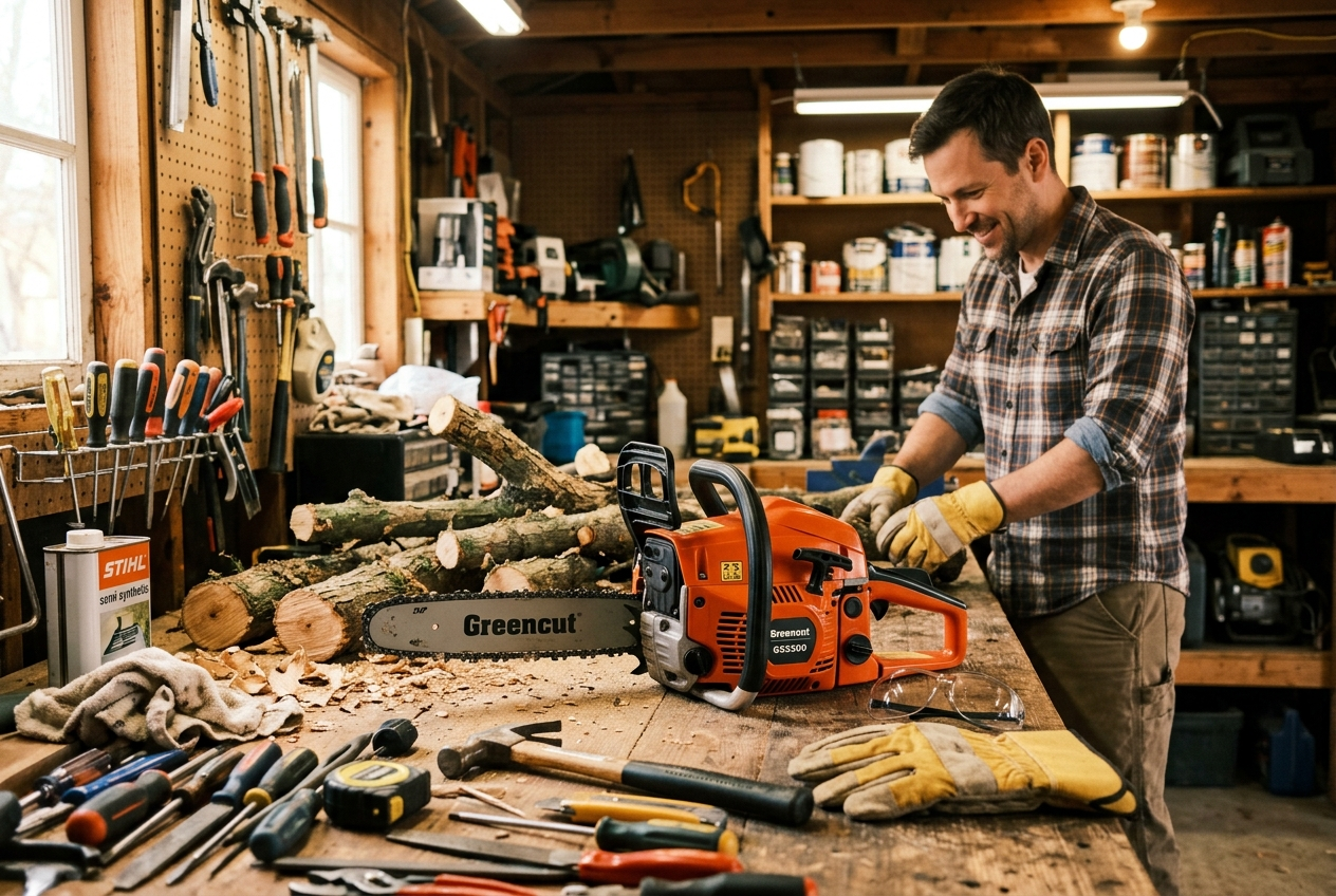 Motosierra barata Greencut GS2500