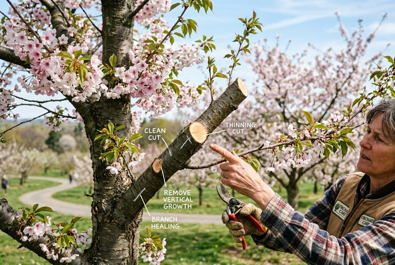Como podar el cerezo